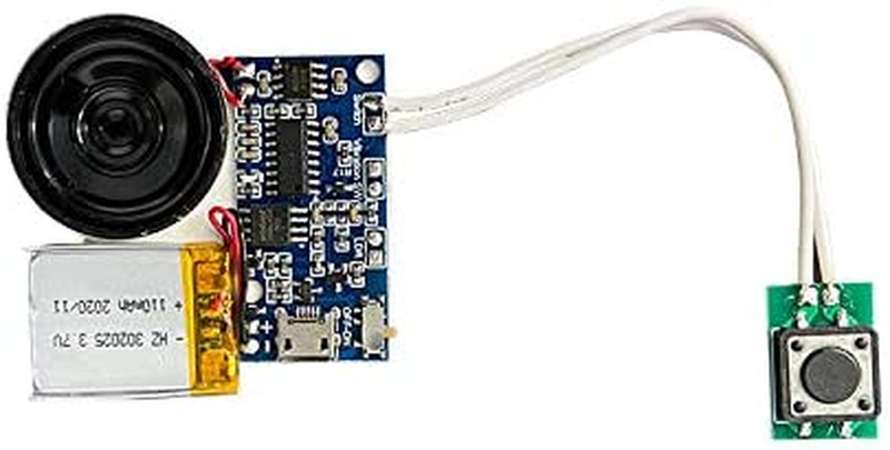 Press-Button Control Activated MP3 Recordable PCB Sound Module USB Downloadable