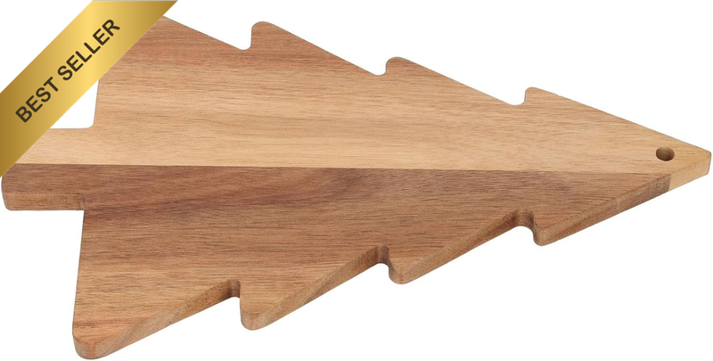 Christmas Tree Shaped Cutting Board, Xmas Tree Charcuterie Board, Wooden Serving