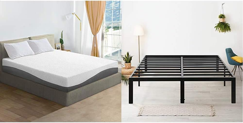 Bundle | 10 Inch Gel Memory Foam Mattress