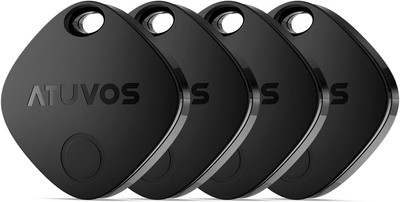 Luggage Tracker Tag 4 Pack, Bluetooth Tracker Works with Apple Find My (Ios Only