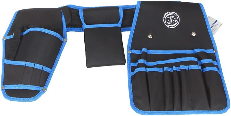 Tool Belt Drill Holster 15 Pocket Work Pouch 600D Polyester Carpenter Trade Tool