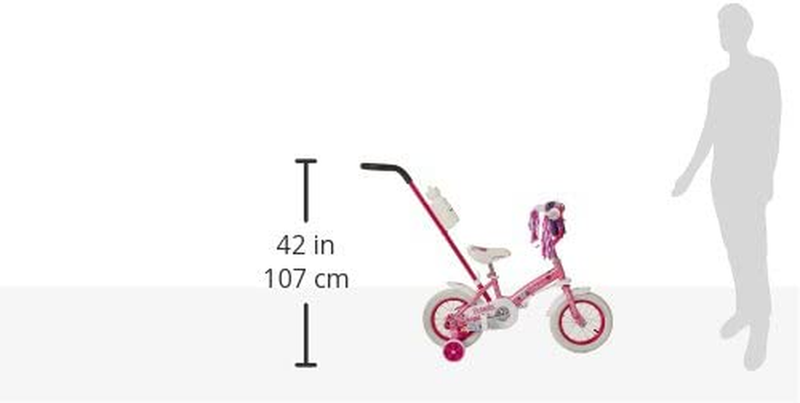 Schwinn Grit and Petunia Steerable Kids Bike, Boys and Girls Beginner Bicycle, 1