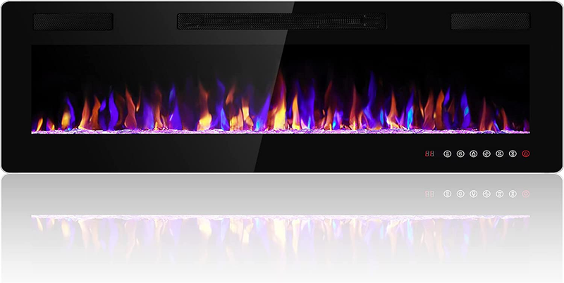 Recessed And Wall Mounted Electric Fireplace, Firep