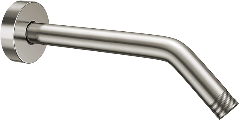 10 Inch Shower Arm Modern Wall(SUS 304, Brushed Nickel,NPT)