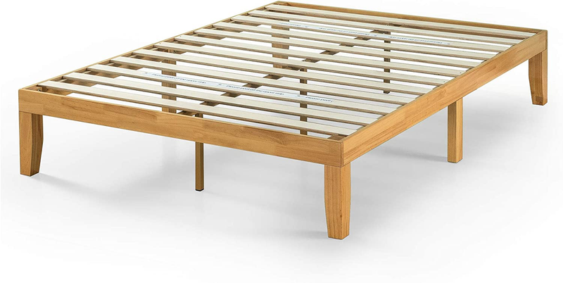 ZINUS Moiz Wood Platform Bed Frame / Wood Slat Support / No Box Spring Needed /