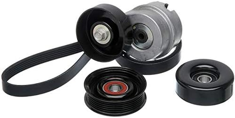 Serpentine Belt Drive Component Kit for 1997-2004 Ford F-150 4.2L V6 GAS AC
