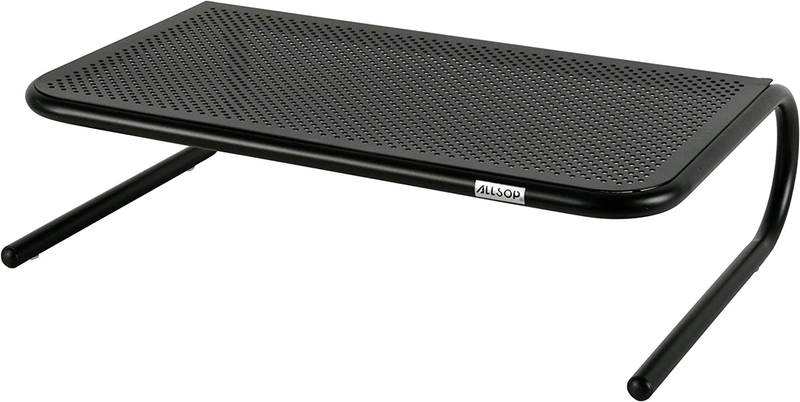 Large Metal Art Monitor Stand, 18-Inch Wide Platform Holds 5