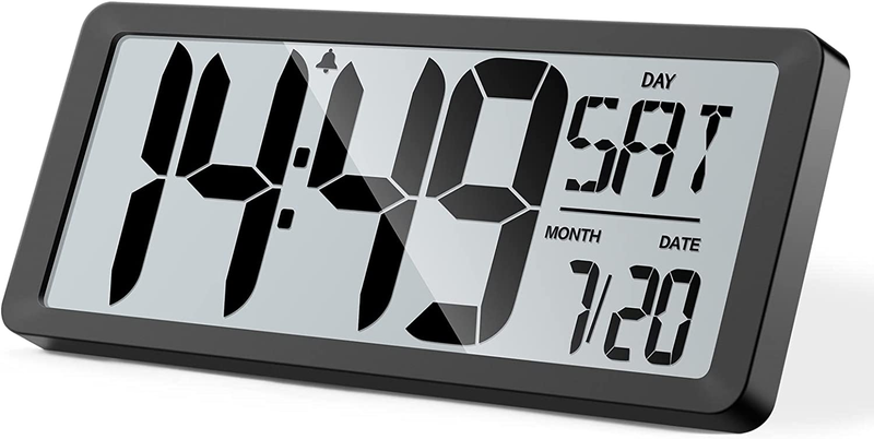 Battery Operated/alarm Clock With Date/week/timer. Suit