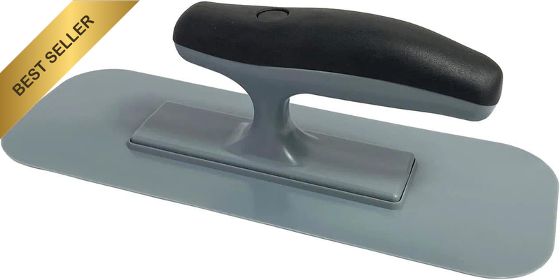 Plastic Finishing Trowel 3.5" X 9.5" for Plastering and Scraping Walls, Lightwei