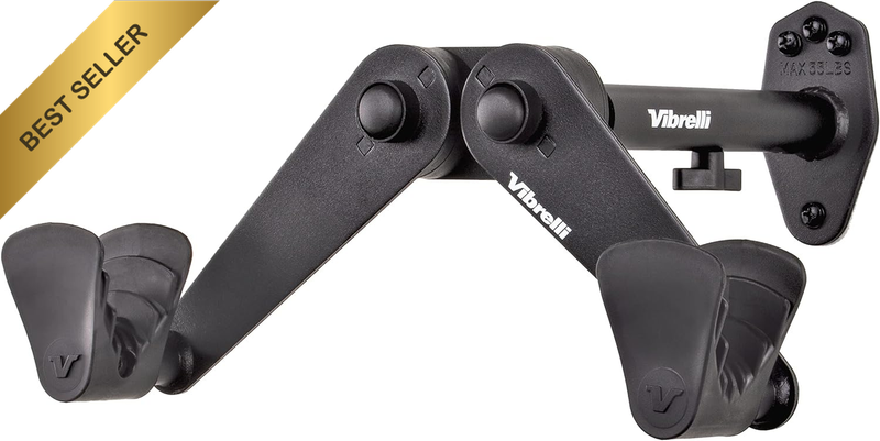 Bike Wall Mount - Horizontal Storage Rack for Hanging Bicycles in Home or Garage