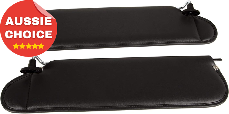 Rugged Ridge Black Sun Visor 13313.09 Compatible with Jeep Wrangler 2007-2023