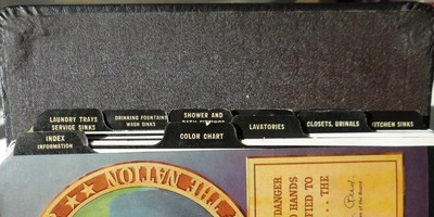 American Radiator & Standard Sanitary Catalog Color Pics 1940’s Loaded with Info