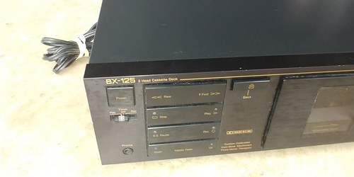 Nakamichi BX-125 2 Head Cassette Deck For Parts