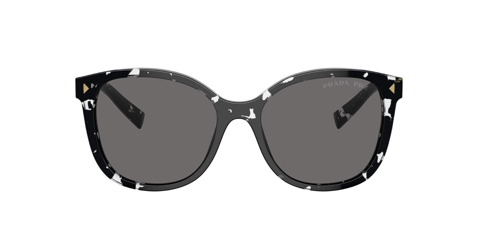 Pre-owned Prada Brand 2024  Women Sunglasses Pr 22zs 15s-5z1 Authentic Italy Frame Case In Gray