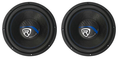 (2) Rockville K5 W12K5S4 12'' 1400 Watt 4 Ohm Car Audio Subwoofers CEA Rated Subs