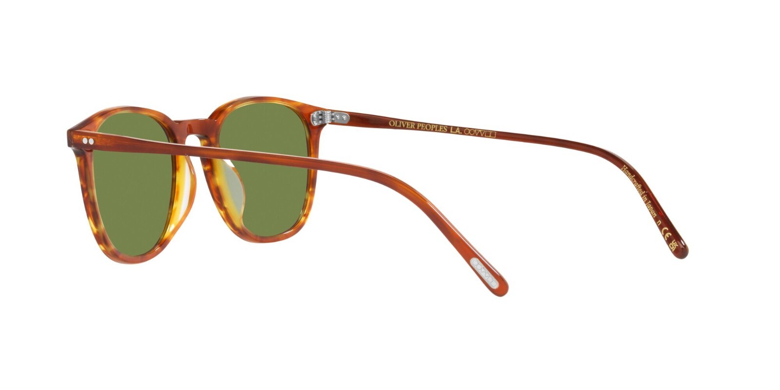 Pre-owned Oliver Peoples Finley 1993 Sun Ov 5491su Sugi Tortoise/green (174252) Sunglasses