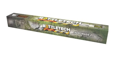 Боевой мат BattleTech Alpha Strike без гекса: Воздушная база №1 / Холмистый лес №1
