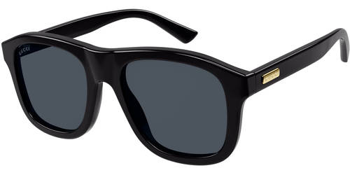 Pre-owned Gucci Gg1316s-001-54e Black Grey In Gray