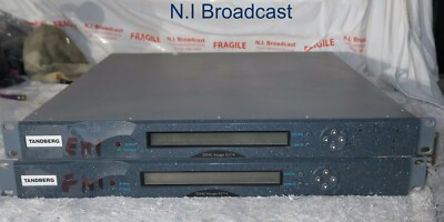 2x Tandberg e5714 mpeg2 SDI DSNG voyager with  L-band modulator  and BISS and mo