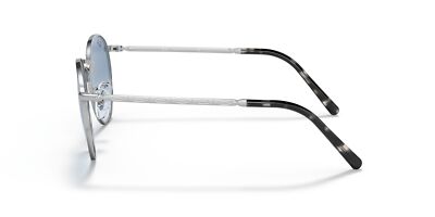 Pre-owned Ray Ban Ray-ban Round Sunglasses, Yeslver Frame, Clear Degreesent Blue Lens, 50mm