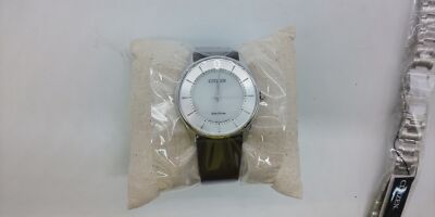 Pre-owned Citizen Eco Drive Mens Thin Slim Solar Photovoltaic Solar Power Bj6480-51a/db