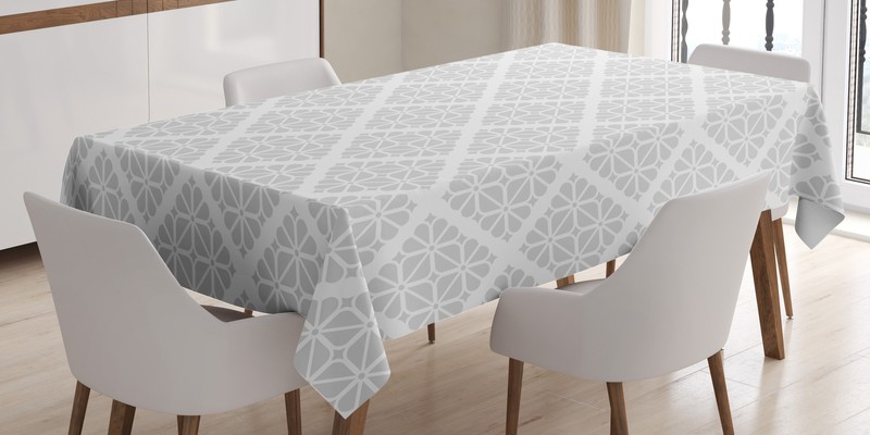 Modern Tischdecke Diagonal Anordnung Platz