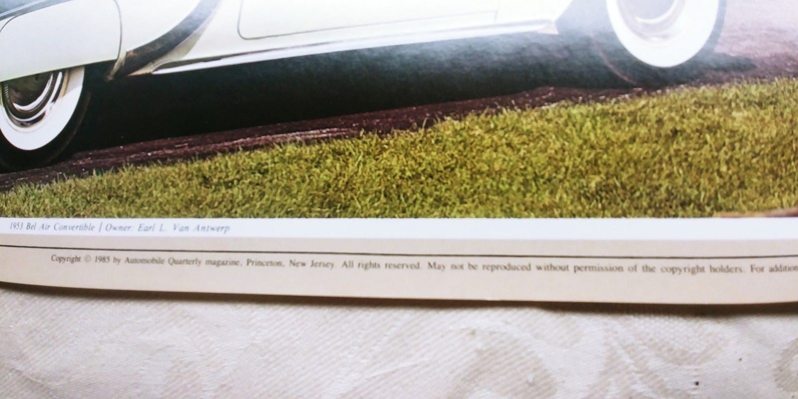 Automobile Quarterly poster copyright 1985 36