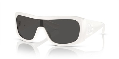 Pre-owned Dolce & Gabbana Dg 4454 White/ Grey 30/13/130 Men Sunglasses In Gray