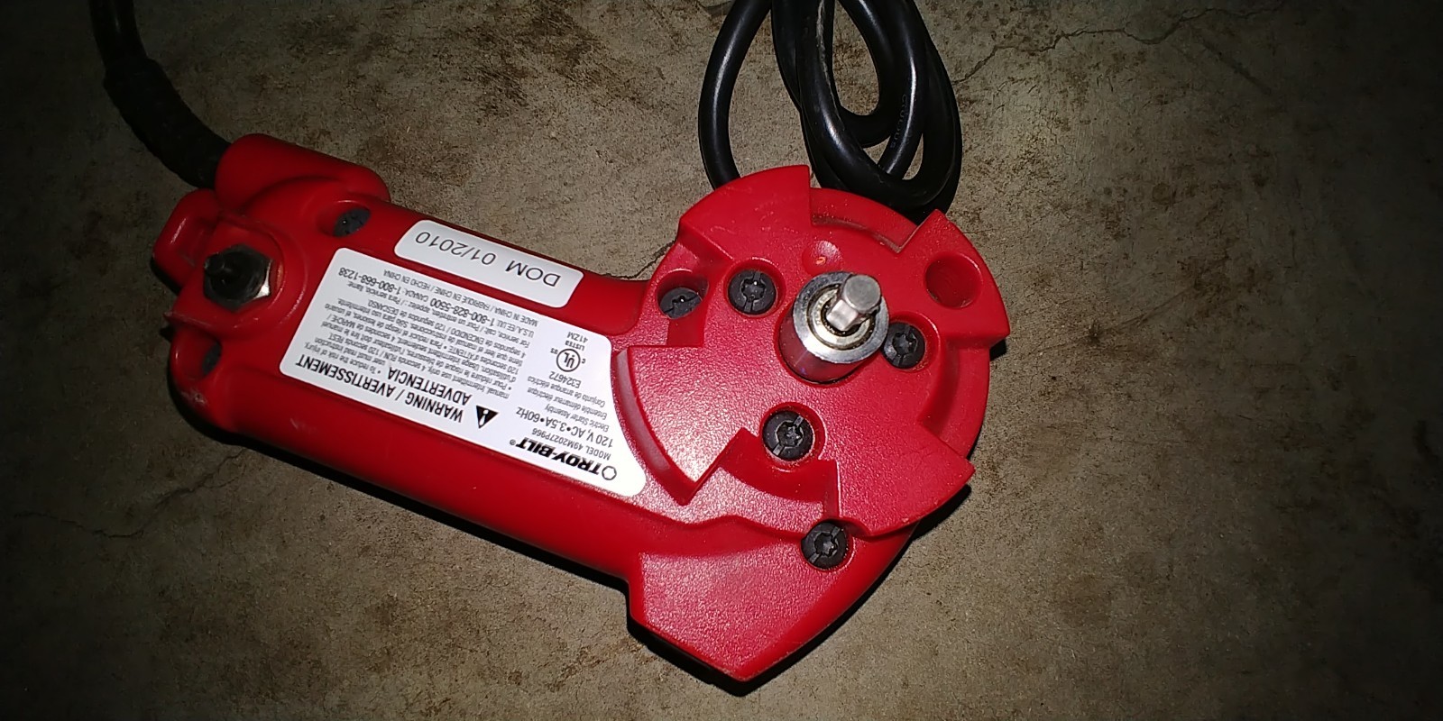 Troy-Bilt Press 2 Start Electric Push Button Engine Starter Assembly 49M2027P966