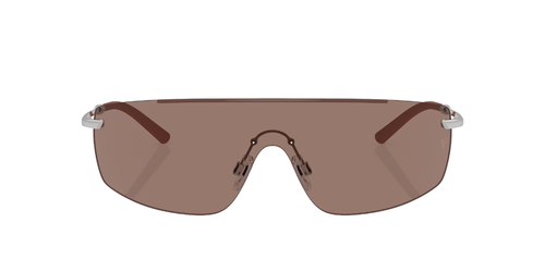 Pre-owned Oliver Peoples 0ov1344s-38503653 Irregular Silver In Brown