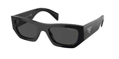 Pre-owned Prada A01s Sunglasses 16k08z Black 100% Authentic In Gray