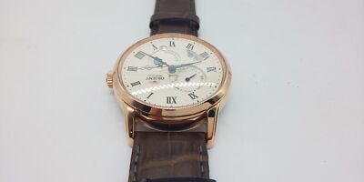Pre-owned Orient Classic Sun & Moon Mechanical Wristwatch Rn-ak0001s Men's