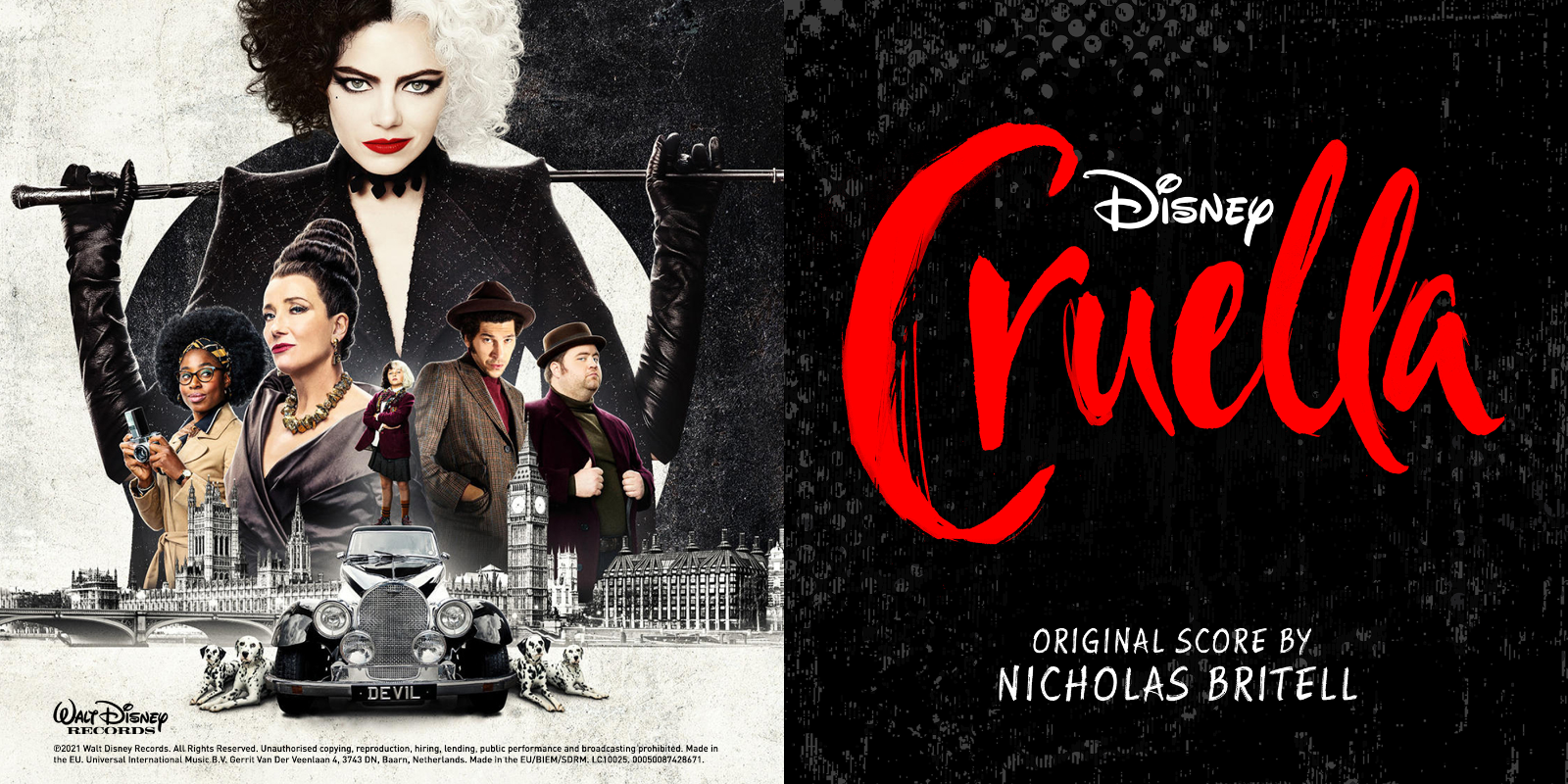 Cruella Original Soundtrack 1CD Nicholas Britell | eBay Cruella Original Soundtrack 1CD Nicholas Britell | eBay
