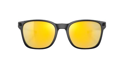 Pre-owned Oakley Ojector Sunglasses, Matte Black Frame, Prizm 24k Polarized Lens In Gold
