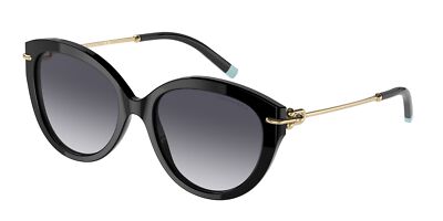 Pre-owned Tiffany & Co . Tf4187 80013c Black Grey Gradient 55 Mm Women's Sunglasses