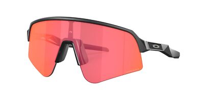 Pre-owned Oakley Sutro Lite Sweep Sunglasses, Matte Carbon Frame, Prizm Trail Torch Lens