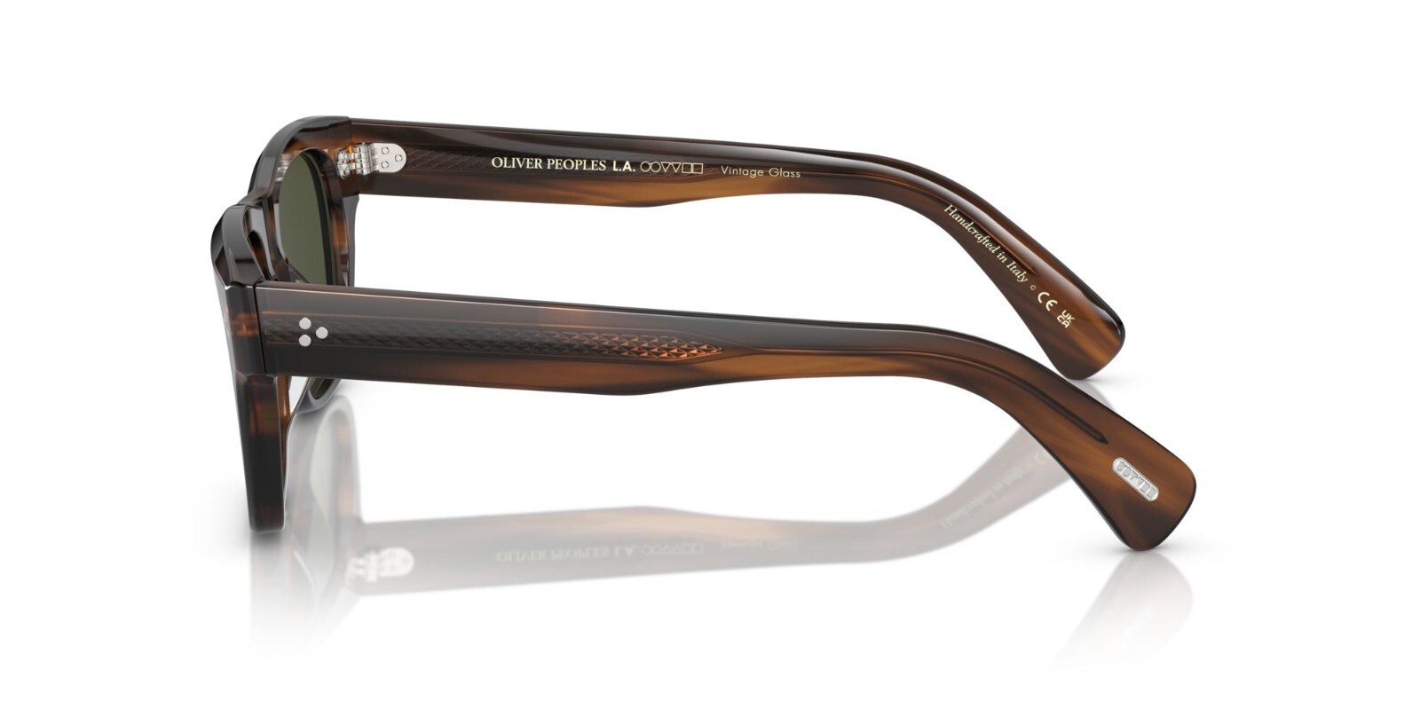 Pre-owned Oliver Peoples Birell Sun Ov 5524su Tuscany Tortoise/g-15 (1724/52) Sunglasses In Gray