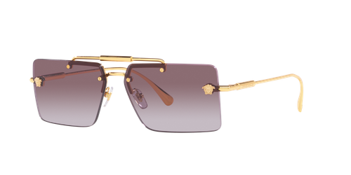 VERSACE 長方形フレムサンクラス 0VE2245 100280 Versace™ VE2245 Rectangle Sunglasses | EyeOns.com