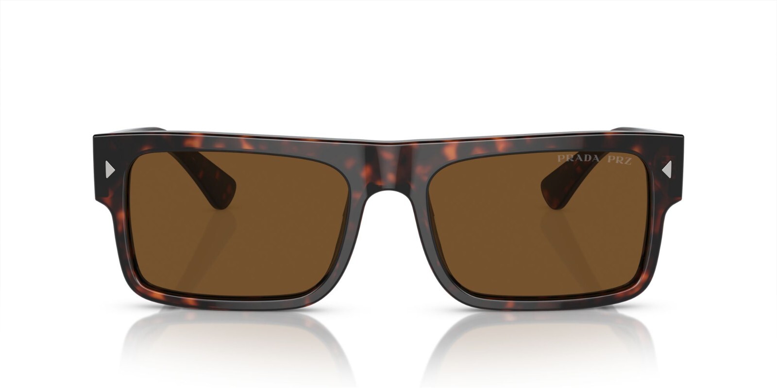 Pre-owned Prada Pr A10s Havana/brown Polarized (17n-01d) Sunglasses