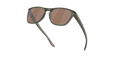 Pre-owned Oakley Manorburn Sunglasses, Matte Olive Ink Frame, Prizm Tungsten Polarized Len