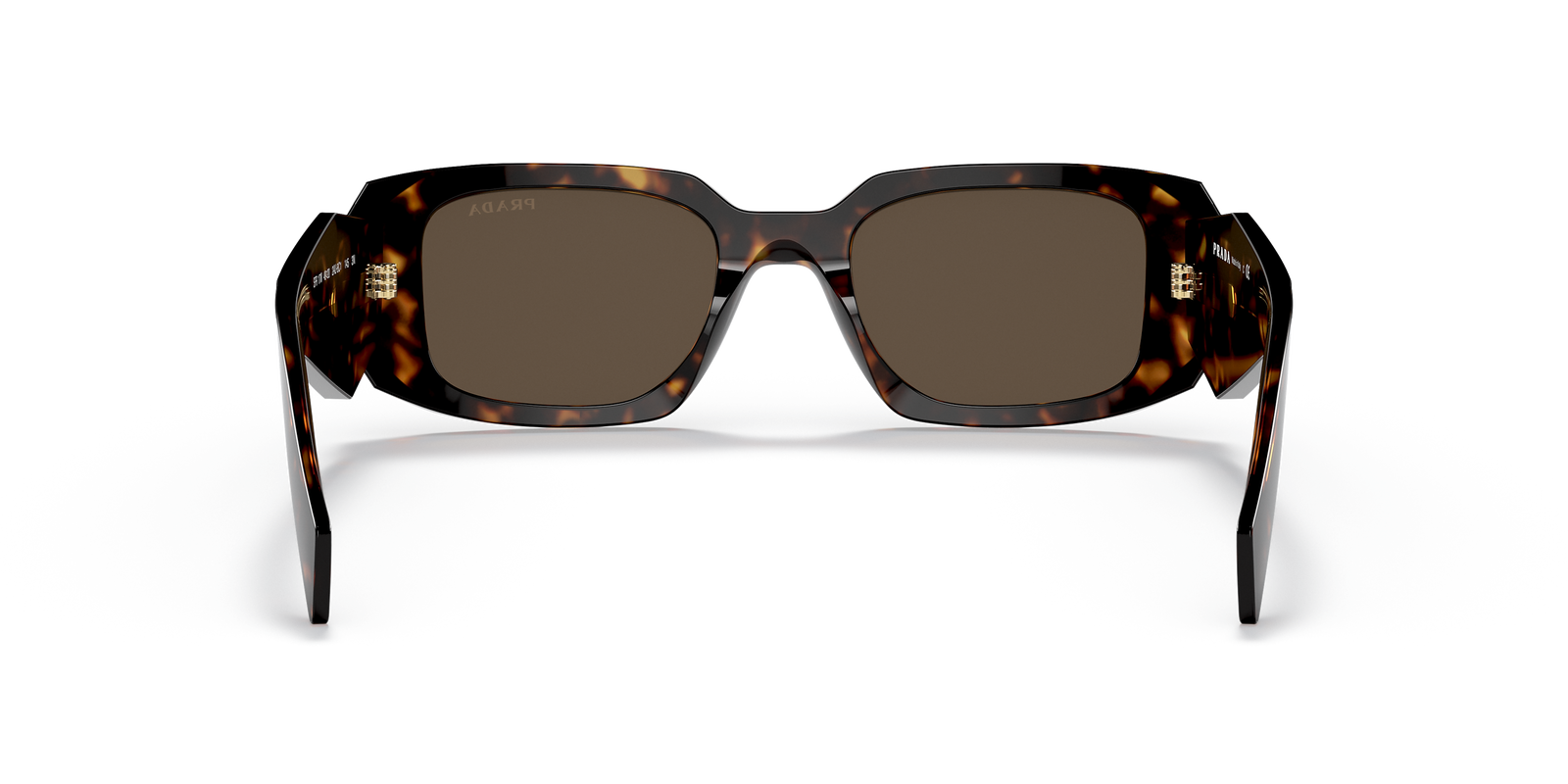 Pre-owned Prada Sunglasses Pr17ws 2au8c1 49mm Tortoise / Brown Lens Brand Authentic