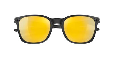 Pre-owned Oakley Ojector Sunglasses, Matte Black Frame, Prizm 24k Polarized Lens In Gold