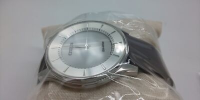 Pre-owned Citizen Eco Drive Mens Thin Slim Solar Photovoltaic Solar Power Bj6480-51a/db