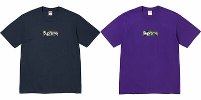 トップス 23ss Supreme Location Tee Navy Supreme Location Tee Navy Men's - SS23 - US