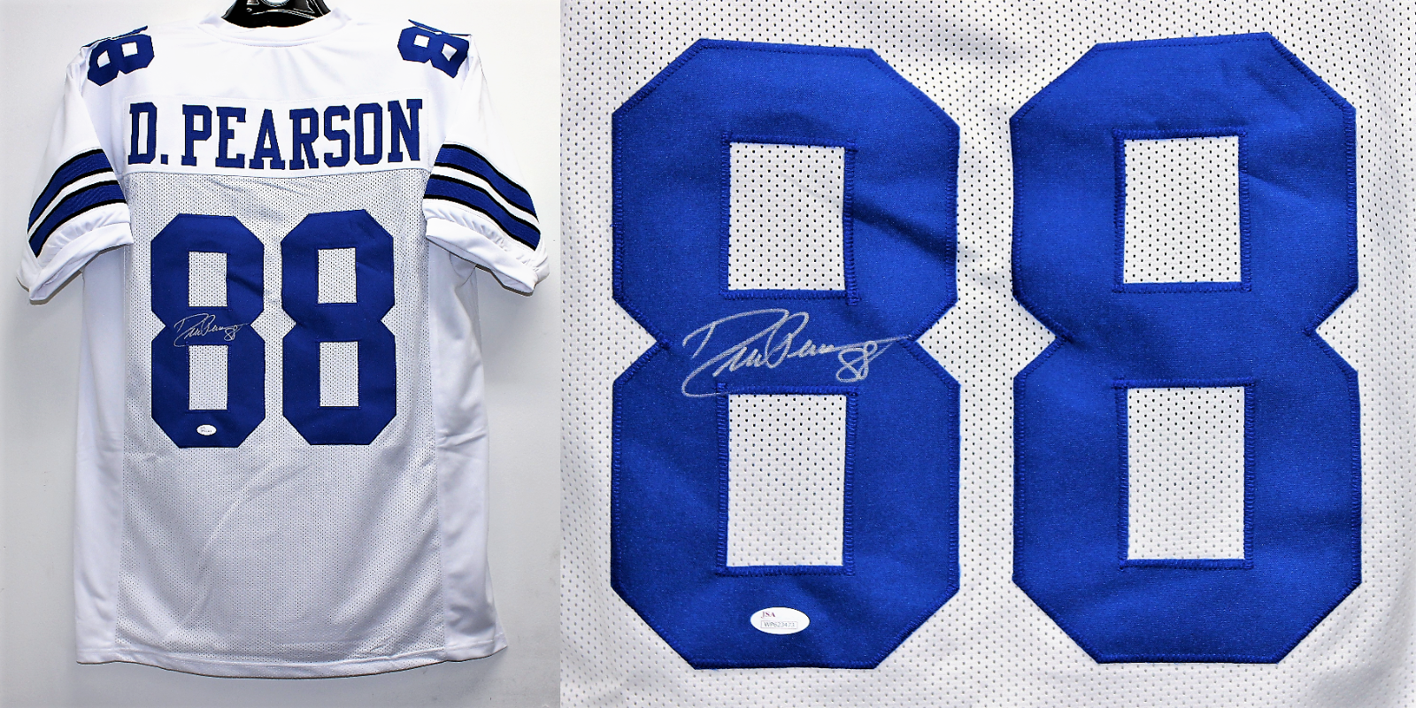 Lot of (13) AUTOGRAPHED COWBOYS Replica JERSEYS---Prescott, Elliott, Pearson-JSA