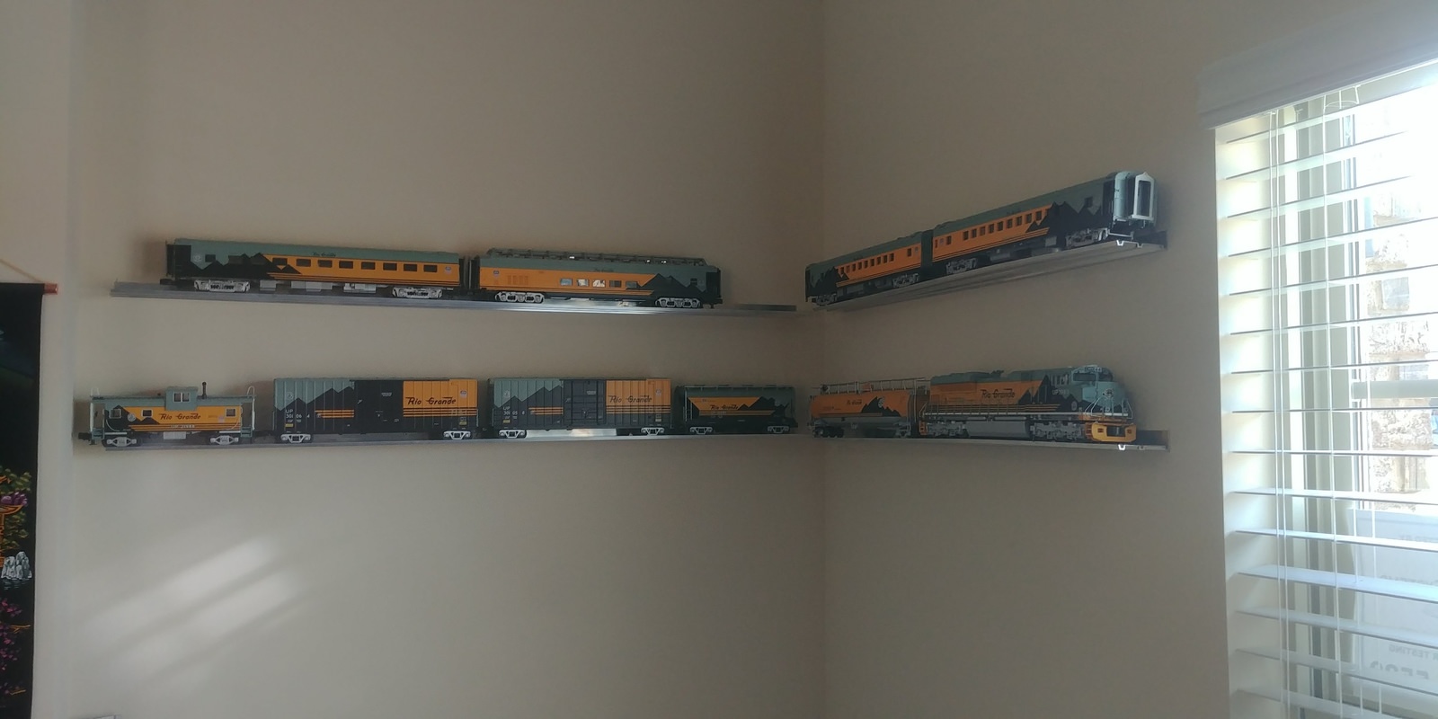 O SCALE TRAIN DISPLAY SHELVES // 5 PACK // Aluminum / Model Railroad eBay