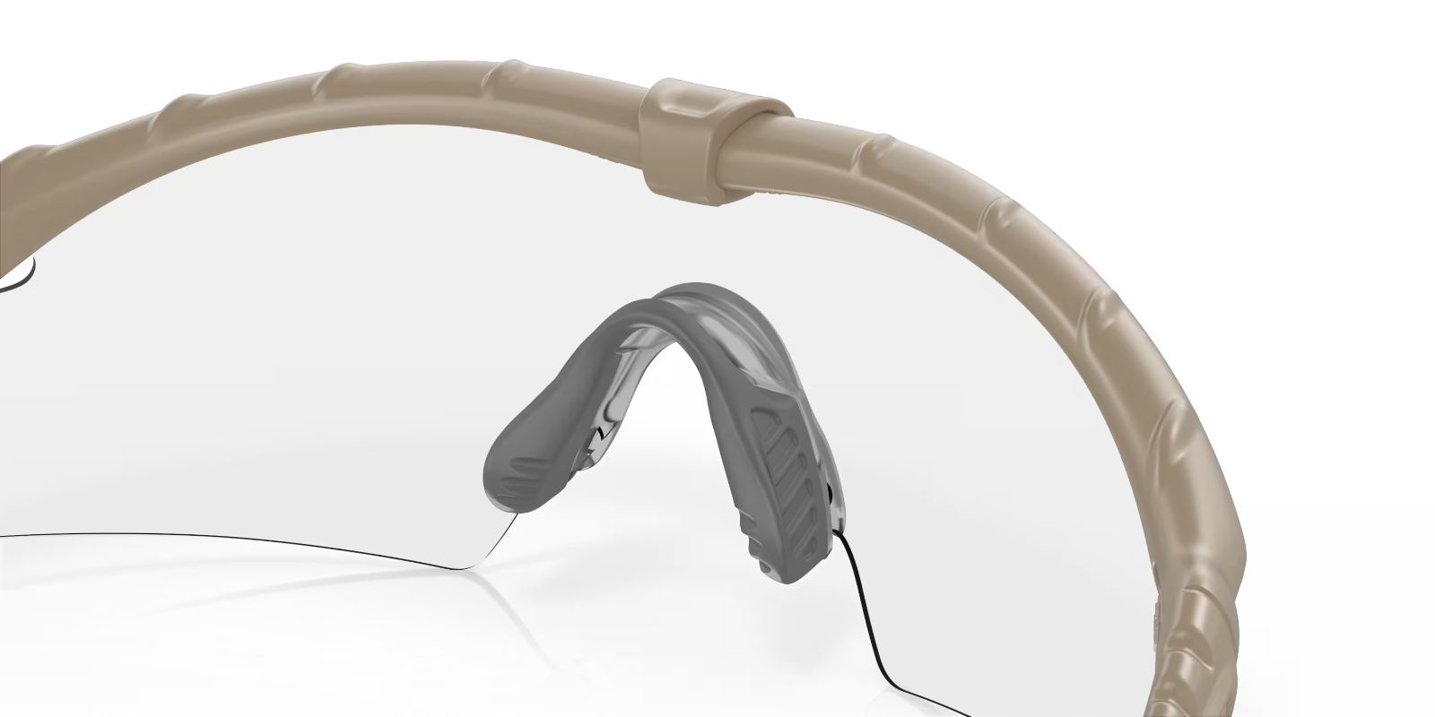 Pre-owned Oakley Si Ballistic M Frame 3.0 Desert Tan W/clear, Grey, Persimmon, Laser Lens In Grey, Persimmon, Laser, Clear