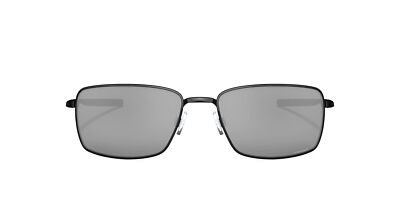 Pre-owned Oakley Square Wire Sunglasses, Polished Black Frame, Prizm Black Lens