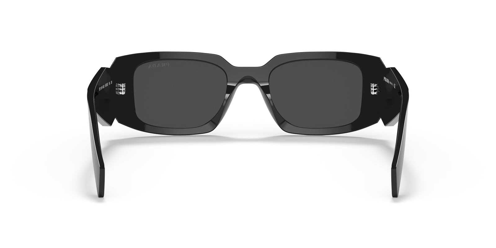 Pre-owned Prada Pr 17ws 1ab5so Black Dark Grey Lens Unisex Sunglasses Authentic In Gray