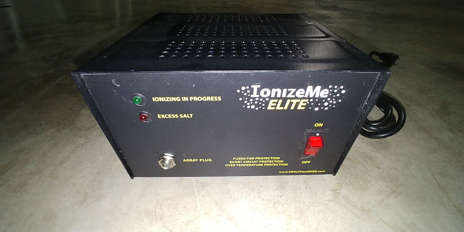 REPLACEMENT ONLY Health & Med Ionize Me Elite Detox Foot Bath Spa Machine NO ACC